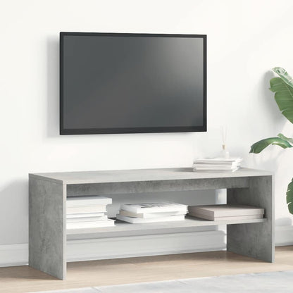 TV Cabinet Concrete Grey 100x40x40 cm Engineered Wood