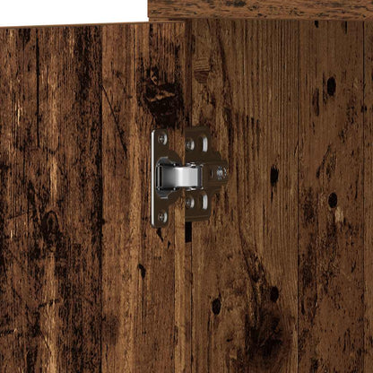 Rustic Bathroom Cabinet - 30x30x183.5 cm - Engineered Old Wood