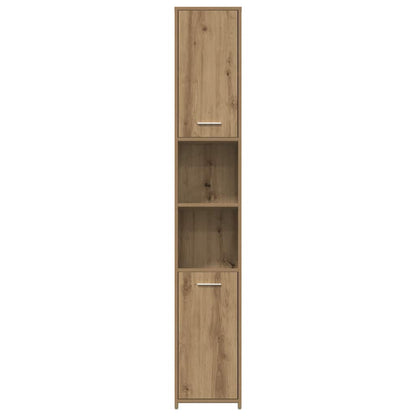 Artisan Oak Bathroom Cabinet 30x30x183.5 cm - Engineered Wood