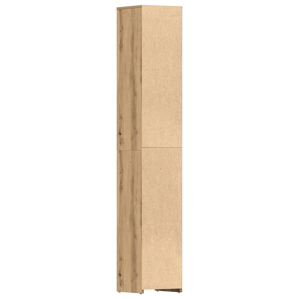 Artisan Oak Bathroom Cabinet 30x30x183.5 cm - Engineered Wood