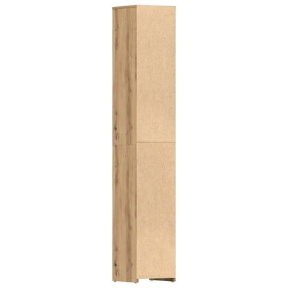 Artisan Oak Bathroom Cabinet 30x30x183.5 cm - Engineered Wood