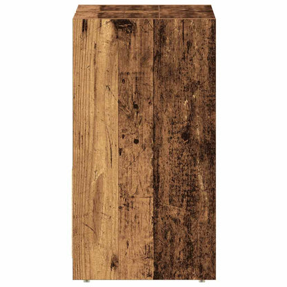 Rustic Bathroom Sink Cabinet 60cm | Old Engineered Wood Finish