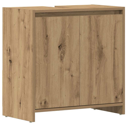 Artisan Oak Bathroom Sink Cabinet, 60x33x60 cm, Engineered Wood
