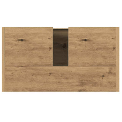 Artisan Oak Bathroom Sink Cabinet, 60x33x60 cm, Engineered Wood