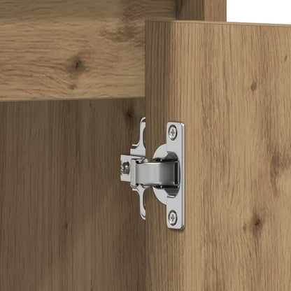 Artisan Oak Bathroom Sink Cabinet, 60x33x60 cm, Engineered Wood