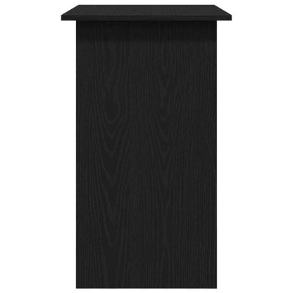 Compact Black Oak Desk 80x45x74 cm - Stylish Engineered Wood