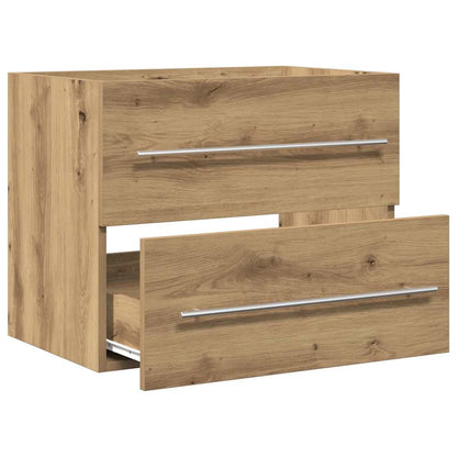 Artisan Oak Bathroom Sink Cabinet, Engineered Wood, 60x38.5x48 cm