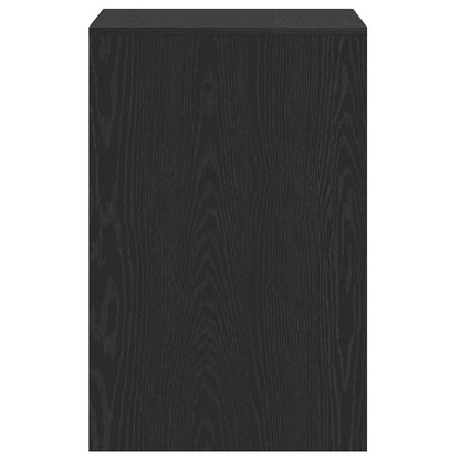 Black Oak Desk, 101x50x76.5 cm, Engineered Wood