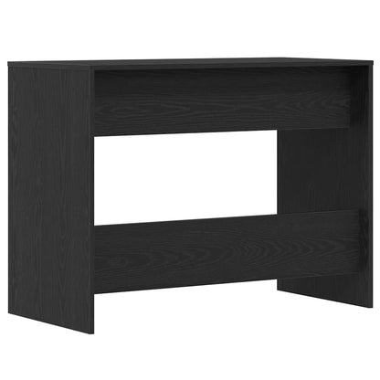 Black Oak Desk, 101x50x76.5 cm, Engineered Wood
