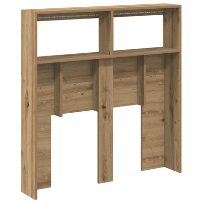 LED Headboard Cabinet - Artisan Oak - 100x17x102 cm