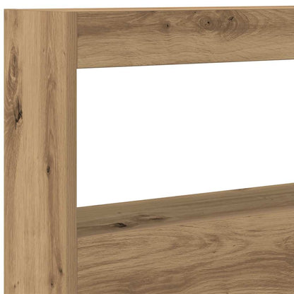 LED Headboard Cabinet - Artisan Oak - 100x17x102 cm