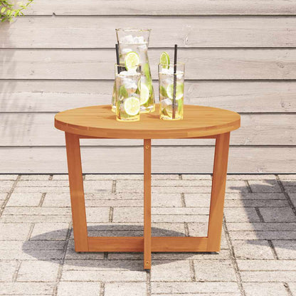 Garden Side Table Round Ø55x40 cm Solid Wood Acacia