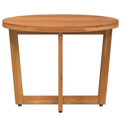 Garden Side Table Round Ø55x40 cm Solid Wood Acacia