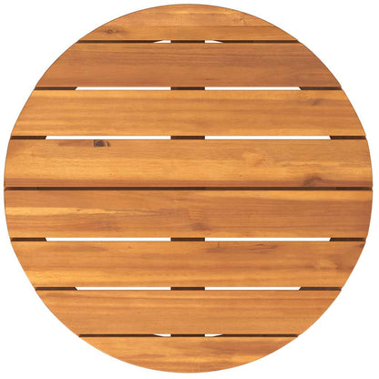 Garden Side Table Round Ø55x40 cm Solid Wood Acacia