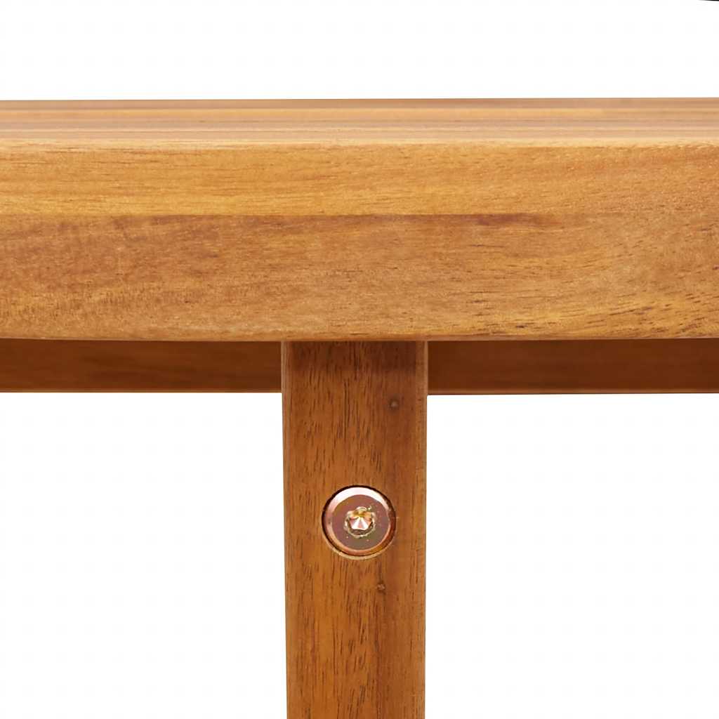 Garden Side Table Round Ø55x40 cm Solid Wood Acacia