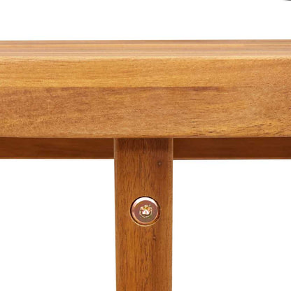 Garden Dining Table Round Ø90x75 cm Solid Wood Acacia