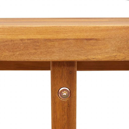 Garden Dining Table Oval 150x90x75 cm Solid Wood Acacia