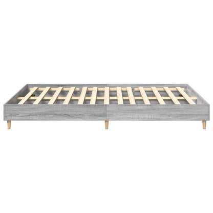 King Size Grey Sonoma Bed Frame 150x200 cm - Engineered Wood