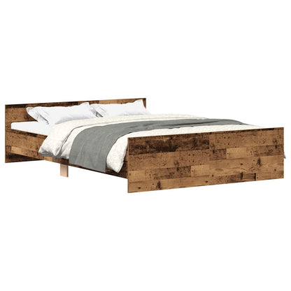 Vintage Engineered Wood Bed Frame 120x200cm (No Mattress)