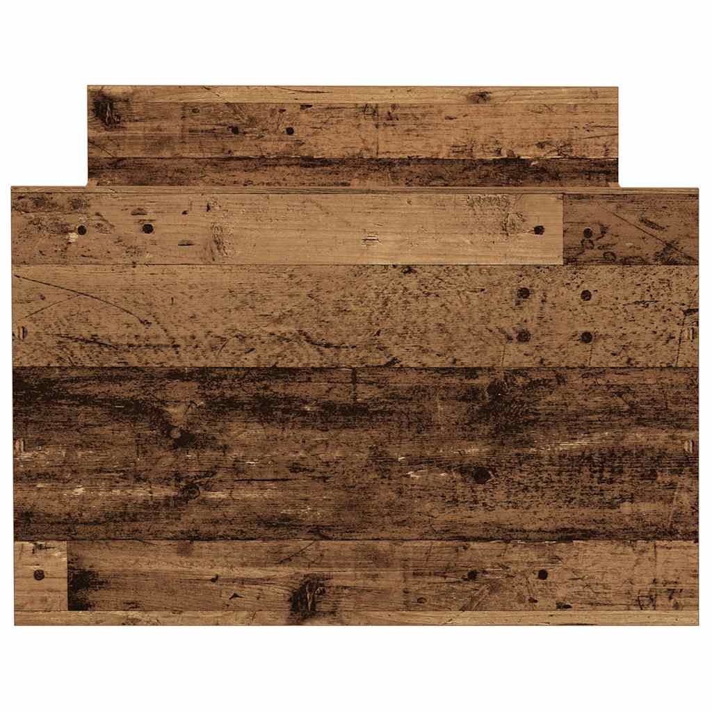 Rustic Engineered Wood Bed Frame 90x200cm - No Mattress Included