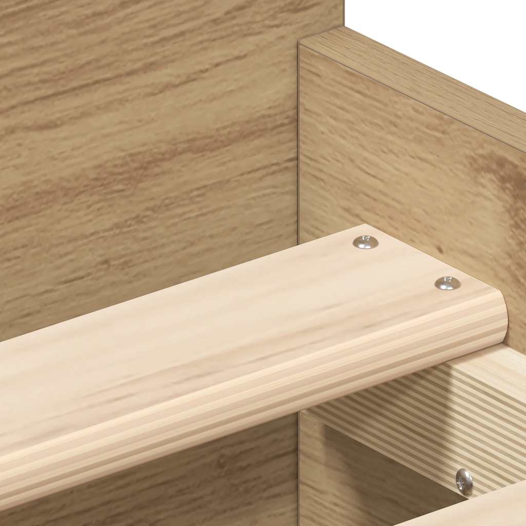 Artisan Oak Engineered Wood Bed Frame 90x200cm (No Mattress)