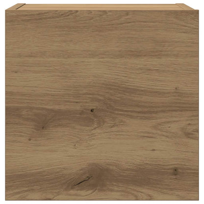 Wall Mounted TV cabinets 8 pcs Artisan Oak Engineered Wood