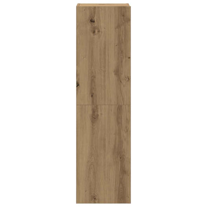 7 Piece TV Cabinet Set Wall-mounted Artisan Oak Engineered Wood