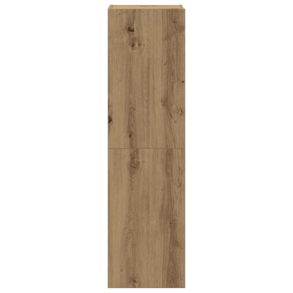 6 Piece TV Cabinet Set Wall-mounted Artisan Oak Engineered Wood