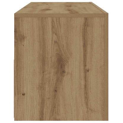 2-Piece Artisan Oak Bedside Cabinets with LEDs, 60x35x40 cm