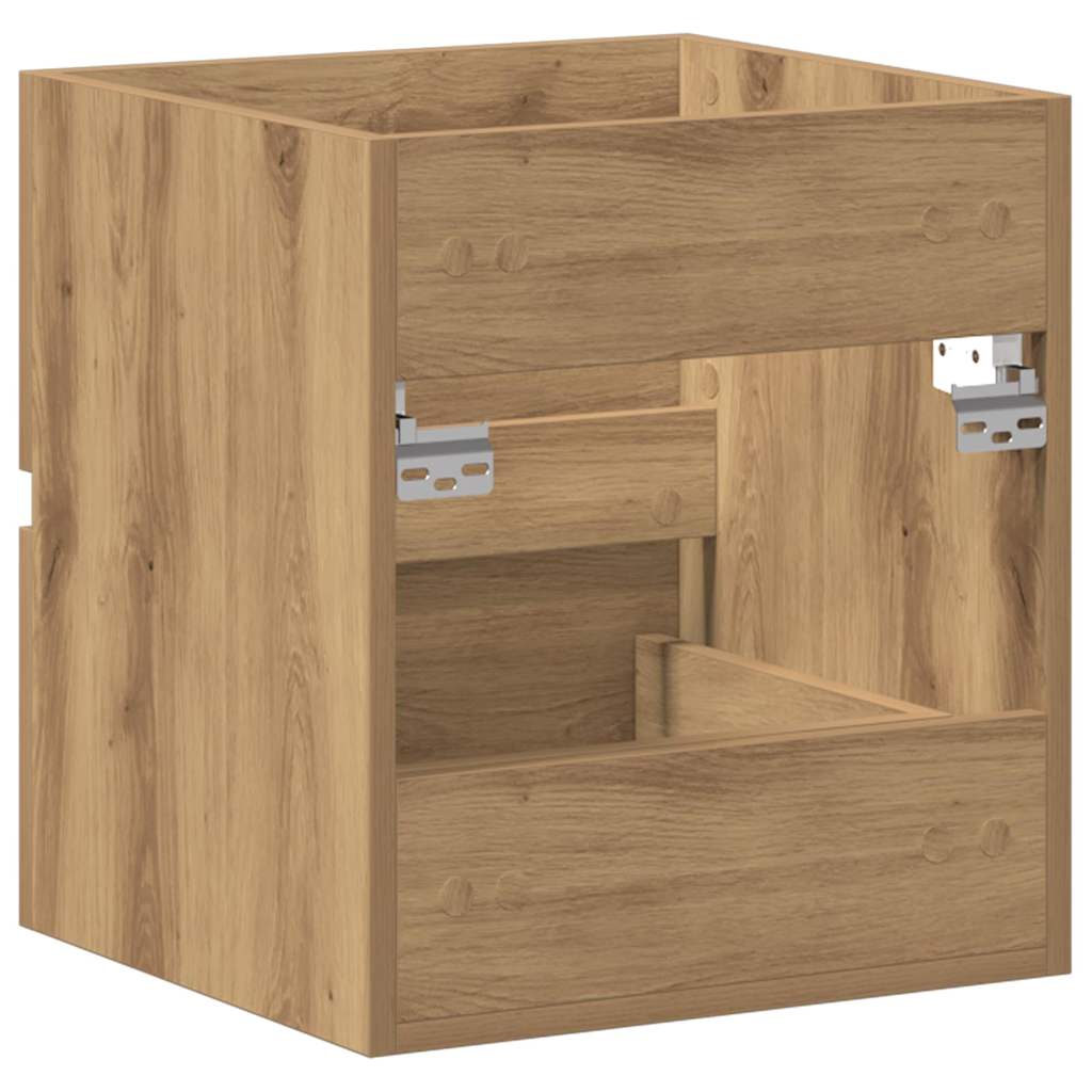 Artisan Oak Bathroom Sink Cabinet 41x38.5x45 cm - Engineered Wood