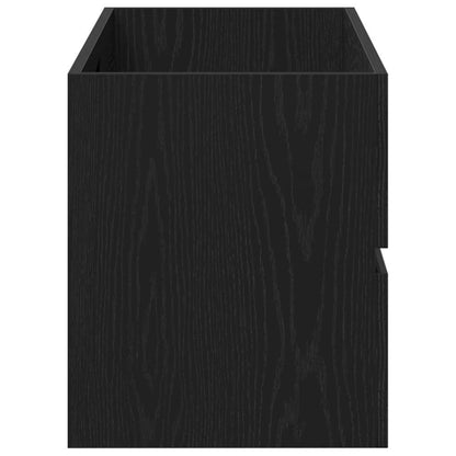 Black Oak Sink Cabinet - 100x38.5x45 cm Engineered Wood