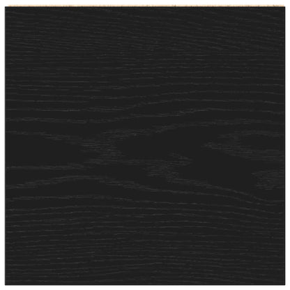Black Oak Bathroom Cabinet - Engineered Wood 30x30x183.5 cm