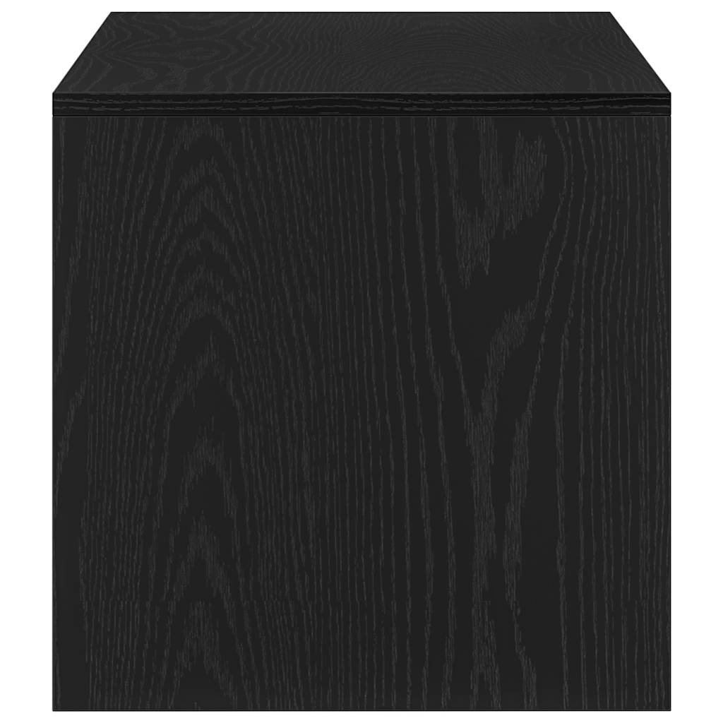 TV Cabinet Black Oak 100x40x40 cm Engineered Wood