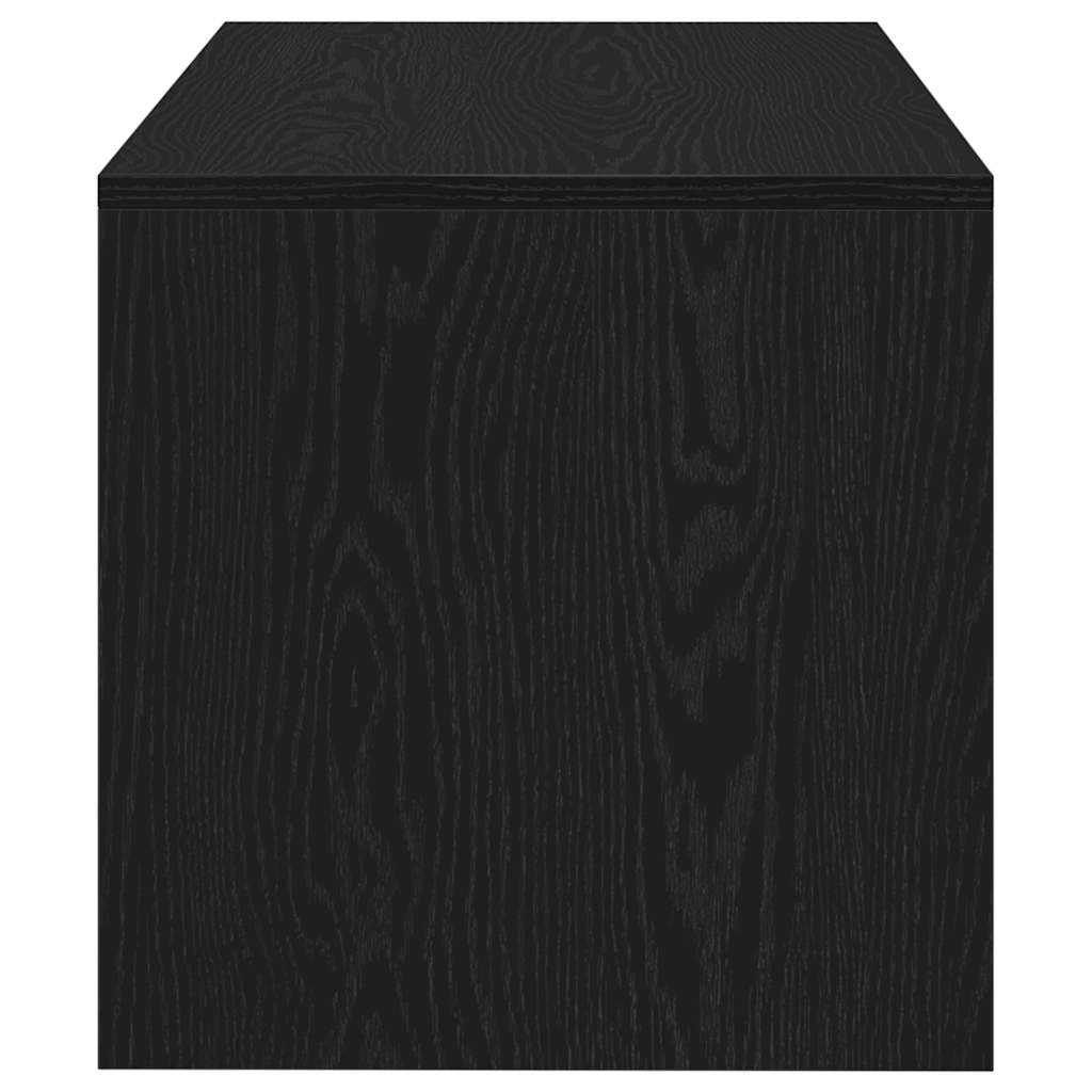 TV Cabinet Black Oak 60x40x40 cm Engineered Wood