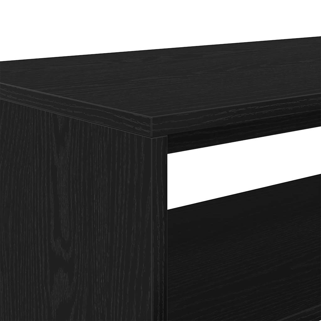 TV Cabinet Black Oak 60x40x40 cm Engineered Wood