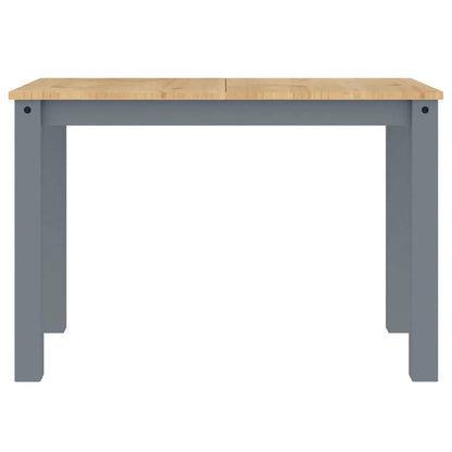 4 Piece Dining Set Panama Grey Solid Wood Pine