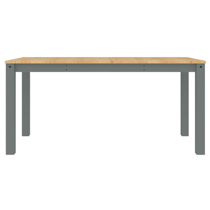 4 Piece Dining Set Panama Grey Solid Wood Pine