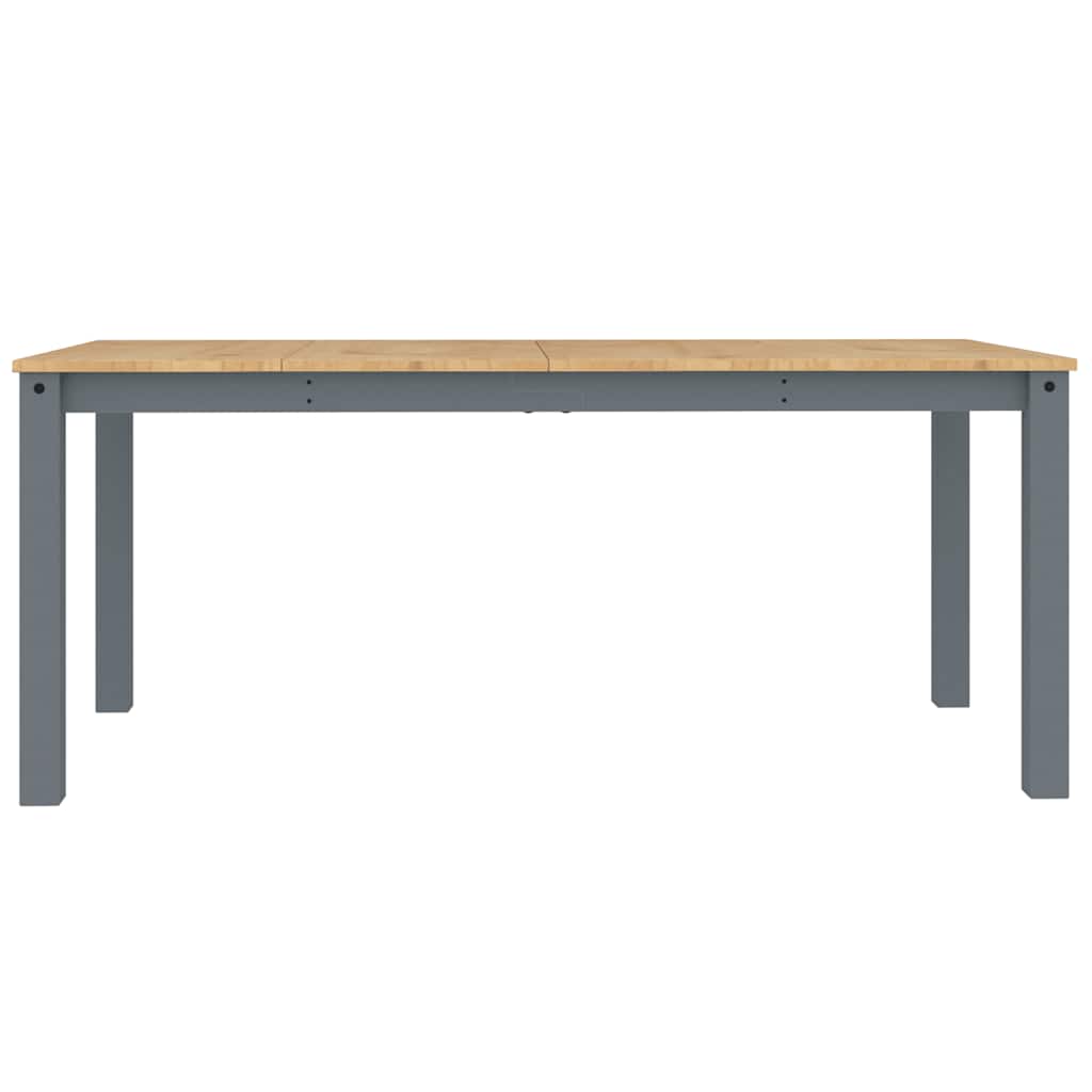 7 Piece Dining Set Panama Grey Solid Wood Pine