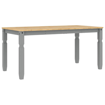 5 Piece Dining Set Panama Grey Solid Wood Pine