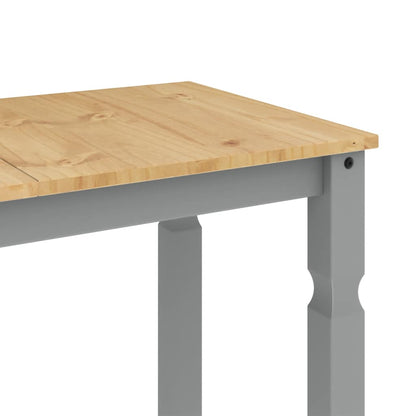 7 Piece Dining Set Panama Grey Solid Wood Pine