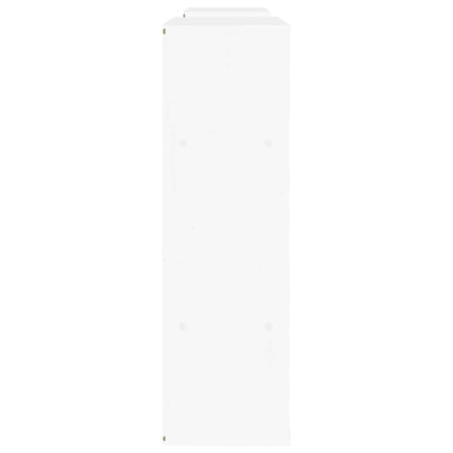 5 Piece TV Units with Storage ODDA White Solid Wood Pine