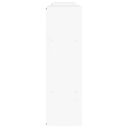 5 Piece TV Units with Storage ODDA White Solid Wood Pine