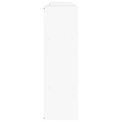 5 Piece TV Units with Storage ODDA White Solid Wood Pine