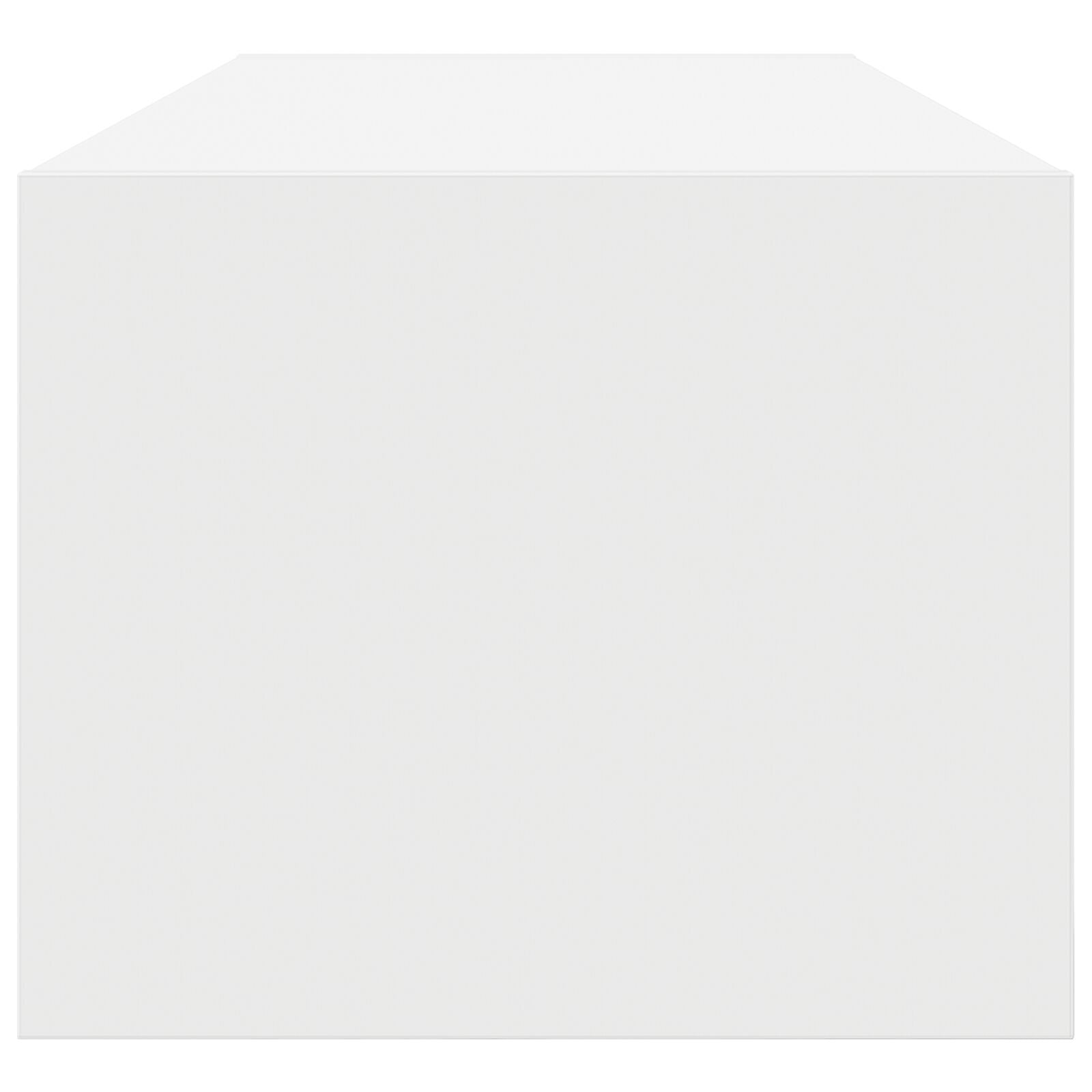 White Engineered Wood TV Cabinet - 100x31x25.5 cm