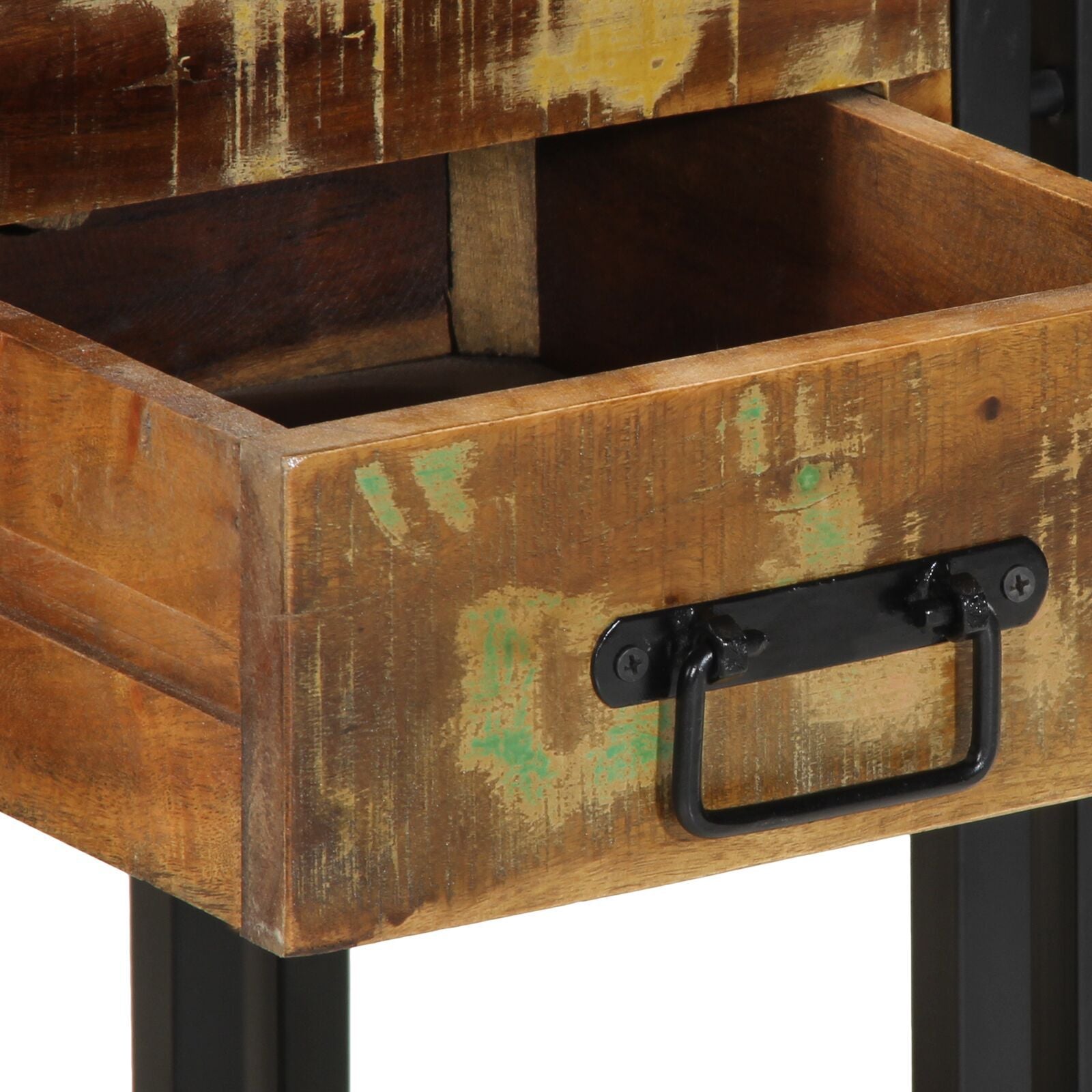 Solid Wood Reclaimed Bedside Cabinets 2pcs - 40x35x50 cm