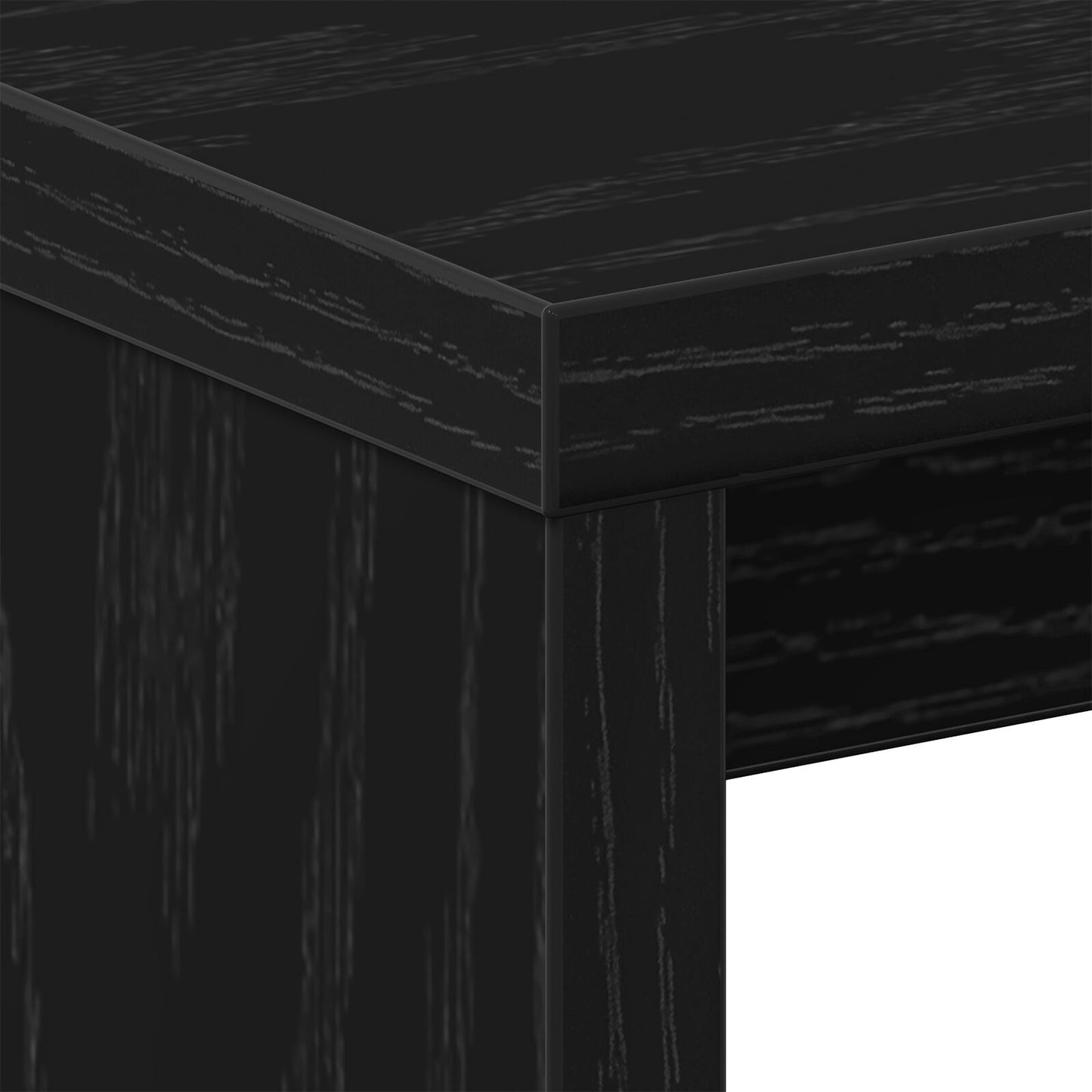 Nightstand Black Oak 40x30x40 cm Made of Engineered Wood