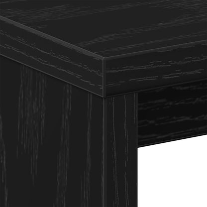 Nightstand Black Oak 40x30x40 cm Made of Engineered Wood