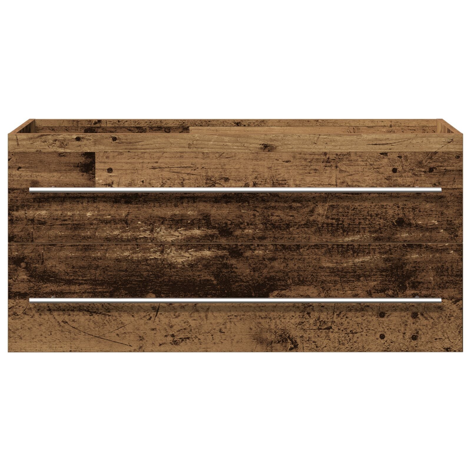 Rustic Bathroom Sink Cabinet, 100x38.5x48 cm, Engineered Wood