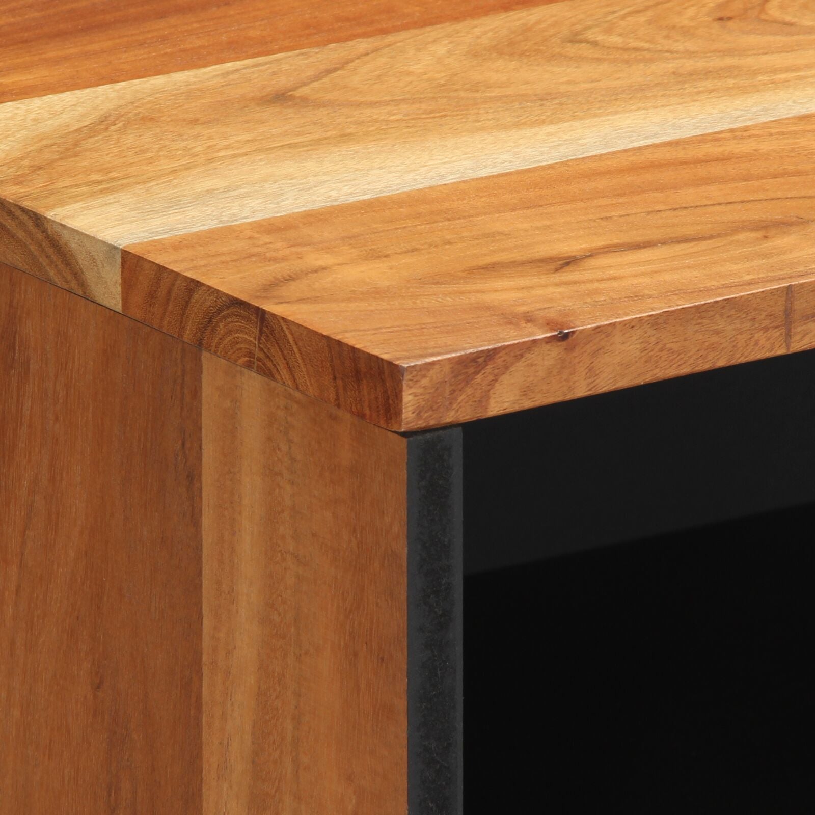 Solid Acacia Wood Bedside Cabinet 50x33x62 cm – Stylish & Durable