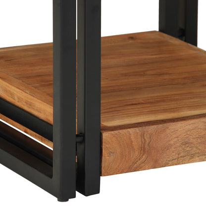 Solid Acacia Wood Nightstands 2-Pack 40x40x50 cm - Stylish & Durable